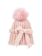 Cappello per bambina Monnalisa Kids rosa con pompom 17H005 8064 0091 MONNALISA KIDS 
