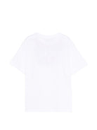 T-shirt per bambino MSGM Kids bianca con stampa grafica S6MSJUTH222 001/06 MSGM KIDS 