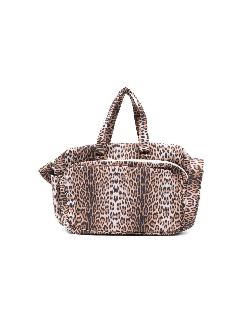 Borsa per neonata Roberto Cavalli Kids animalier con tasca superiore con zip CLP26021BO MACULA N.H. ROBERTO CAVALLI KIDS 