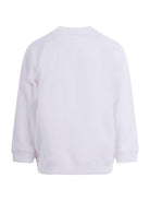 Felpa per bambino Stella McCartney Kids bianca con stampa pallina da tennis TY4Q60 Z0499 101 STELLA McCARTNEY KIDS 
