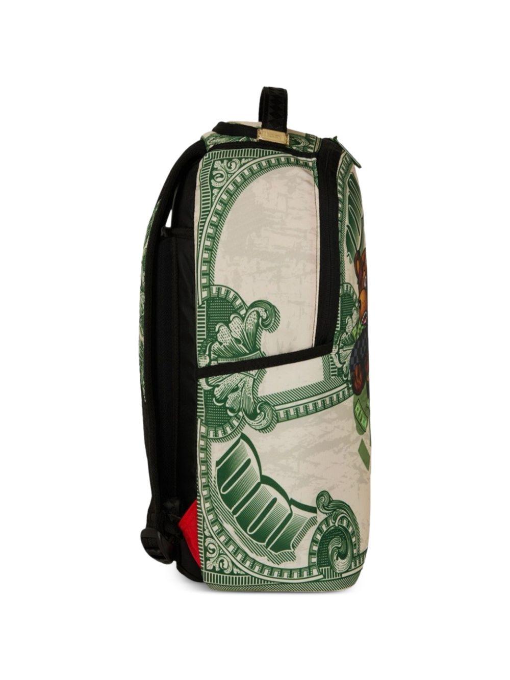 Zaino "Fly Bear 2" per bambini Sprayground Kid verde con stampa grafica sul davanti 910B8579 NSZ SPRAYGROUND 