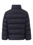 Giacca Joe per bambino Moncler Enfant nera trapuntata con bottoni automatici K29541A00026597X2 999 MONCLER ENFANT 