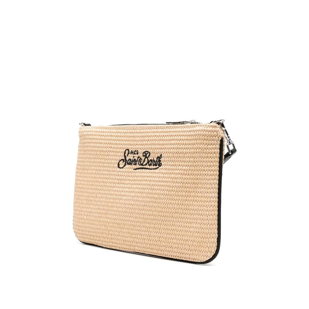 Pochette Parisienne MC2 Saint Barth beige in rafia PAR0021 00421L MC2 ST. BARTH KIDS 