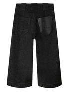 Pantaloni per bambina Lanvin Enfant blu con dettaglio fibbia N30325 Z11 LANVIN 