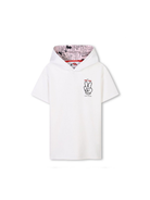 Abito con cappuccio x Disney per bambina Marc Jacobs Kids bianco con orlo dritto W60519 126 THE MARC JACOBS KIDS 