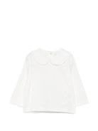 T-shirt per neonata Douuod Kids bianca con colletto alla Peter Pan DZ8010 Z3708 101 DOUUOD KIDS 