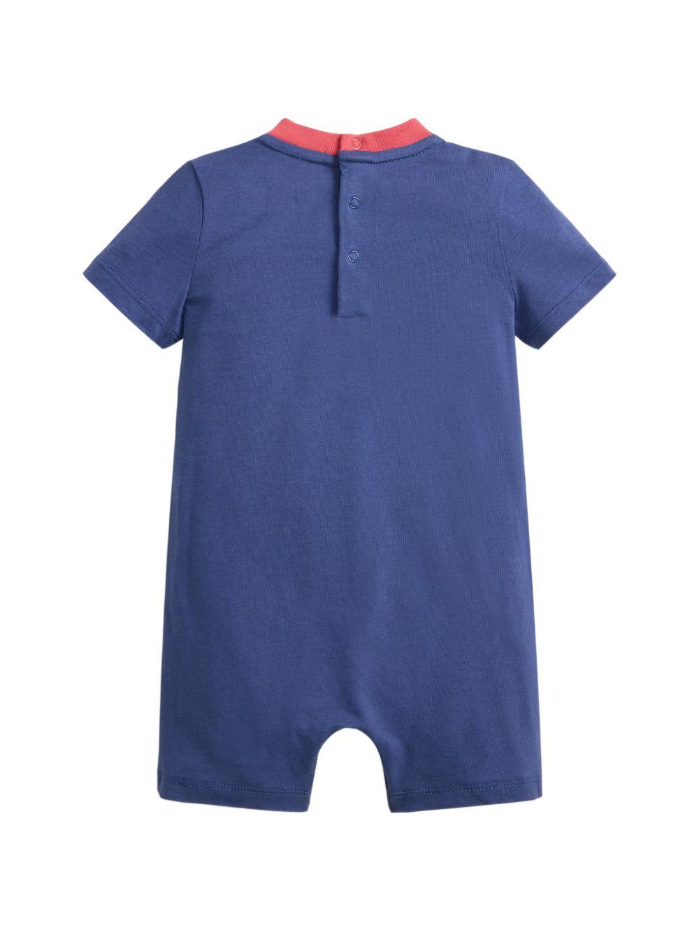 Tutina per neonato Polo Ralph Lauren Kids blu con stampa Polo Bear 320B14049 001 Ralph Lauren kids 