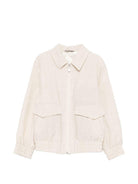 Giacca per bambino Eleventy Kids beige con colletto a punta EY2P47 I0315 107 ELEVENTY KIDS 