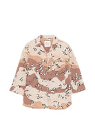 Giacca per bambino Douuod Kids beige con effetto camouflage DY2Q07 Z3843 108MA DOUUOD KIDS 