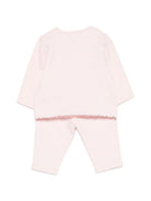 Set due pezzi per neonata Tartine & Chocolat rosa con ricamo a fiori CC35001 31 TArtine & Chocolat KIDS 