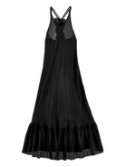 Abito per bambina Monnalisa nera con volant 41G906 7125 0050 MONNALISA KIDS 