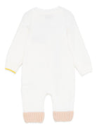 Tutina per neonata Gensami Kids bianco con tasca sul petto TU-PEEKABOO-WE WHITE/BLUE GENSAMI 