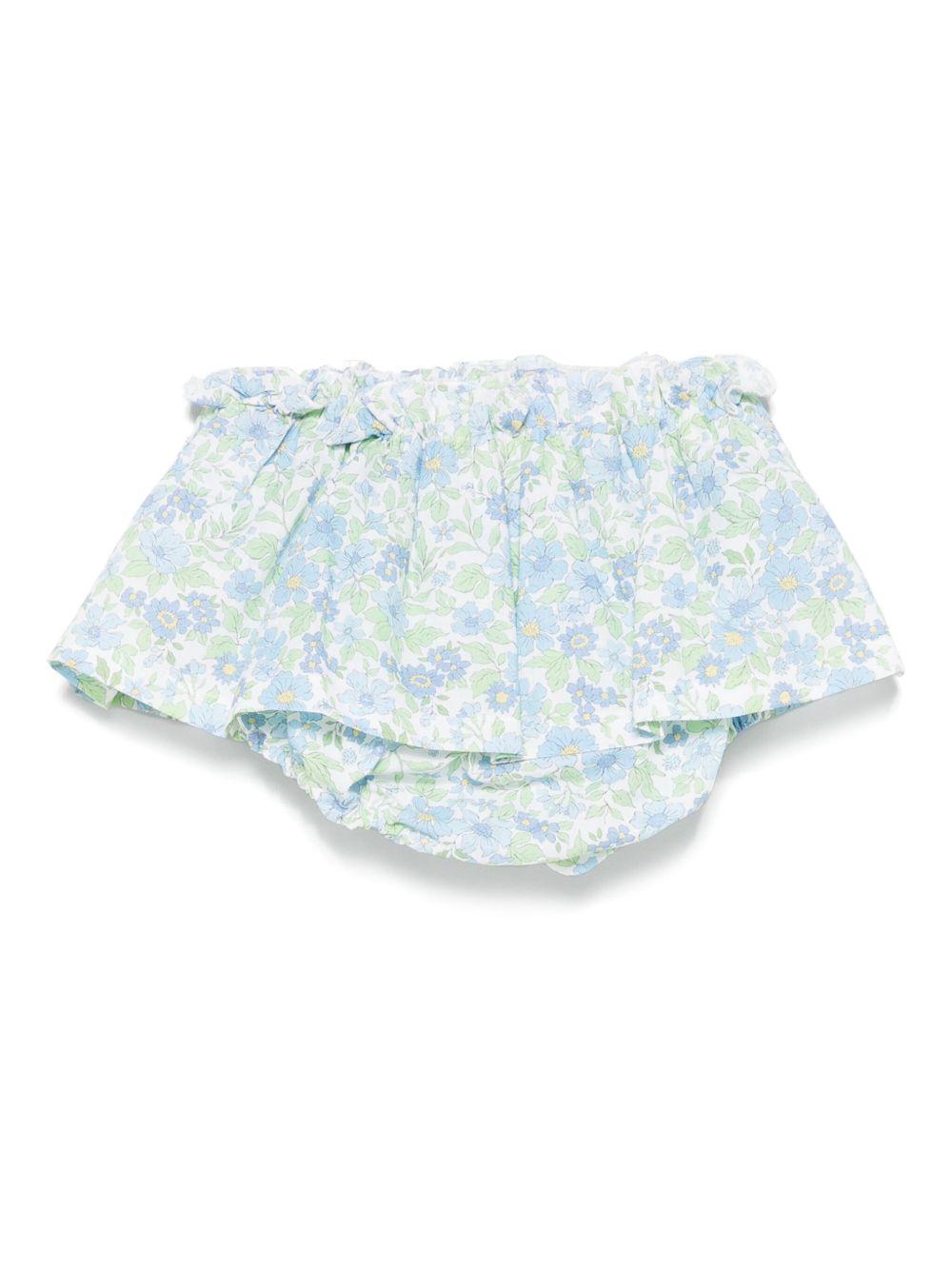 Gonna per neonata Mariella Ferrari azzurro a fiori PL930 023 MARIELLA FERRARI 
