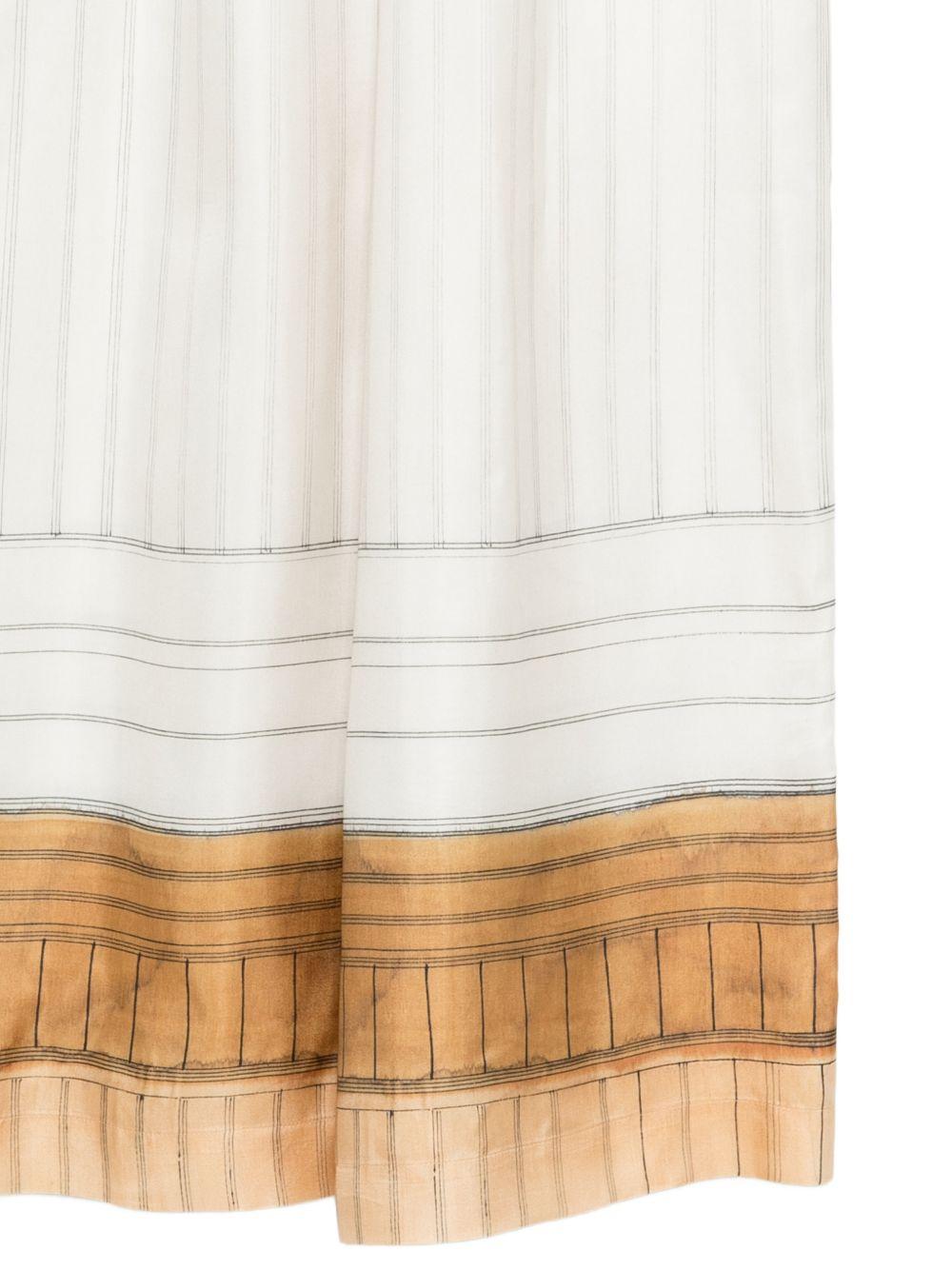 Pantaloni per donna Alysi bianchi con design a righe 116133 P6063 GESSO ALYSI 