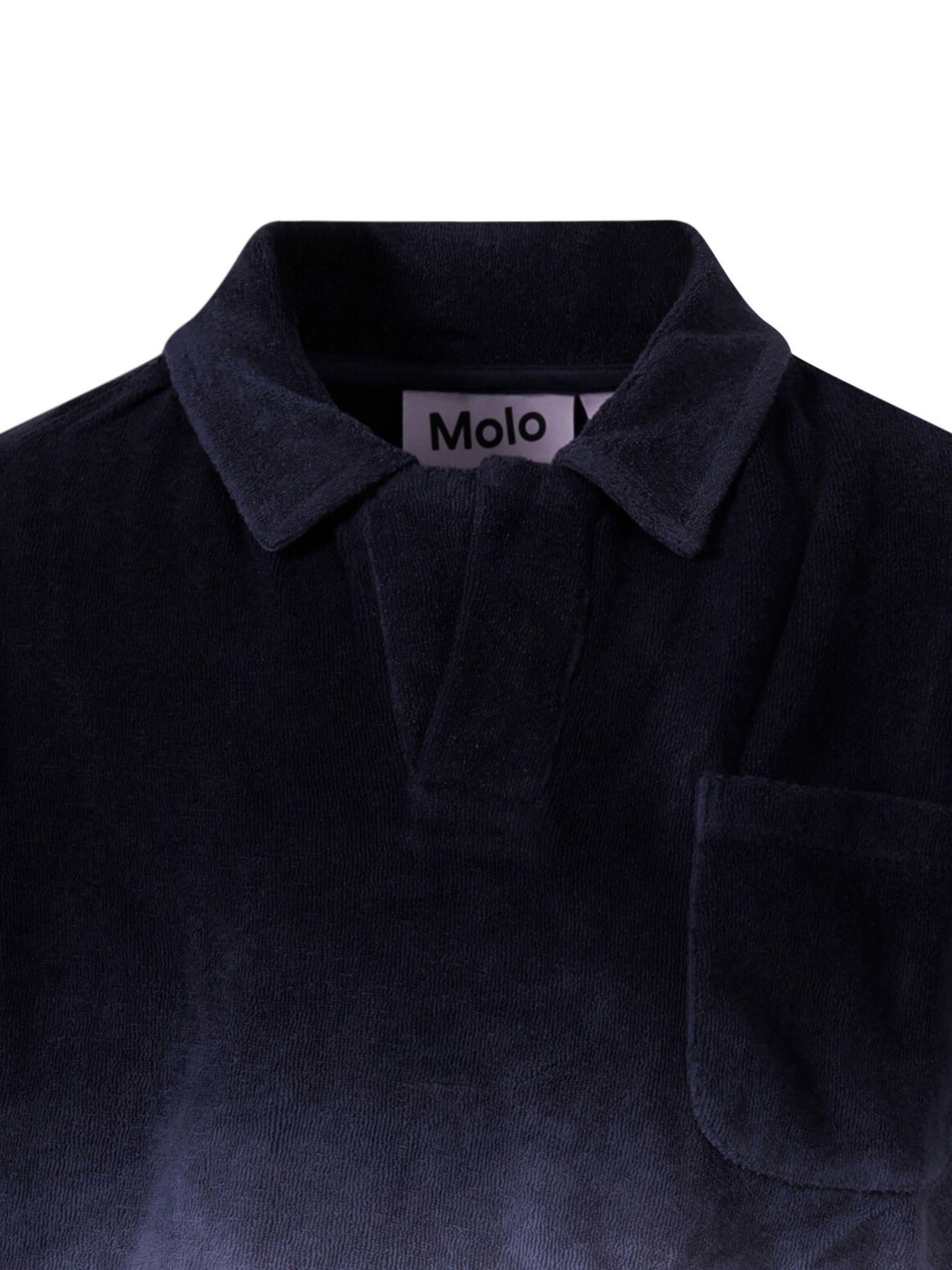 Polo Randel per bambino Molo blu con effetto sfumato 1S26A207 2915 MOLO KIDS 
