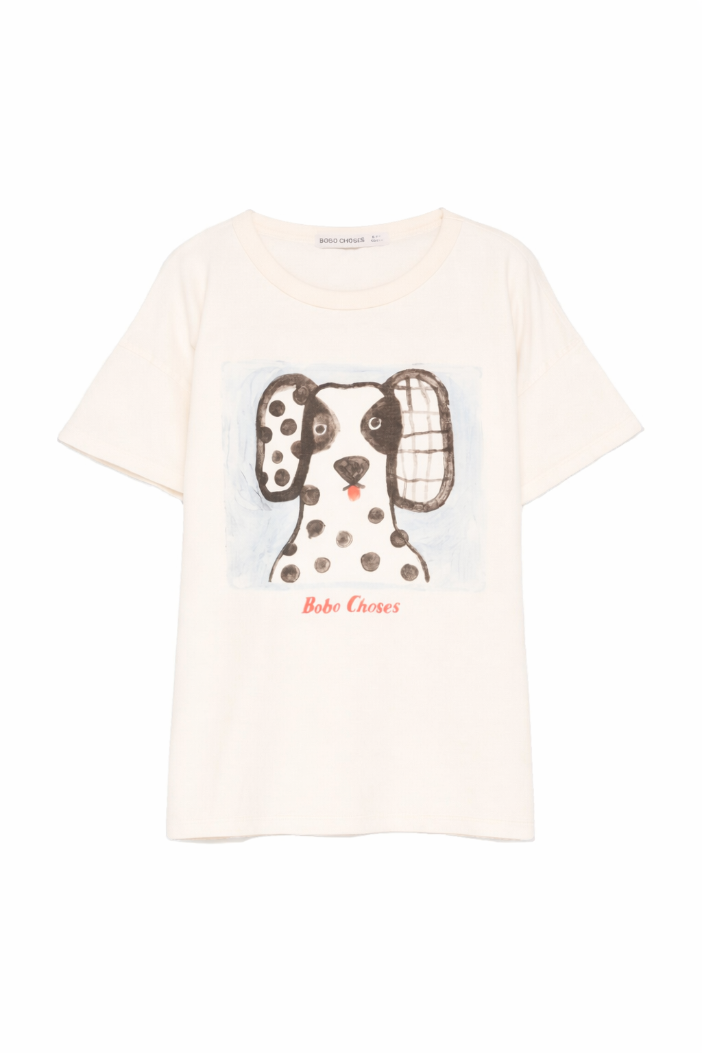T-shirt per bambino Bobo Choses bianco con stampa grafica Van Dog B126AC009 101 BOBO CHOSES KIDS 