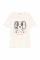 T-shirt per bambino Bobo Choses bianco con stampa grafica Van Dog B126AC009 101 BOBO CHOSES KIDS 