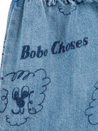 Shorts per neonato Bobo Choses denim con stampa grafica all-over B126AB057 461 BOBO CHOSES KIDS 
