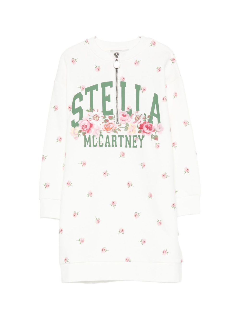 Abito per bambina Stella McCartney Kids bianco con stampa fiori TX1C90 Z3099 103MC STELLA McCARTNEY KIDS 