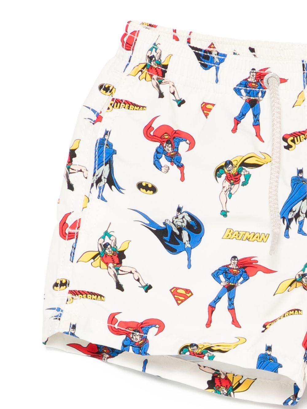 Costume da bagno per bambino MC2 Saint Barth Kids bianco avorio con patta stampata JEA0001 03748L MC2 ST. BARTH KIDS 