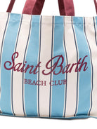 Borsa tote Essential Bag N MC2 Saint Barth multicolore con motivo a righe EBAGN007 07578L MC2 ST. BARTH KIDS 