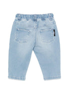 Shorts per neonato Balmain Kids denim con vita elasticizzata BY6520 Z3664 615 BALMAIN KIDS 