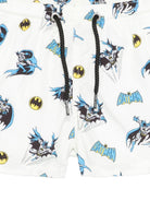 Costume da bagno per bambino MC2 Saint Barth Kids x Bat-Man bianco JEA0004 03753L MC2 ST. BARTH KIDS 