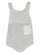 Tutina per neonati Gensami grigia con scollo quadrato TU01-B-EST GRIGIO GENSAMI KIDS 