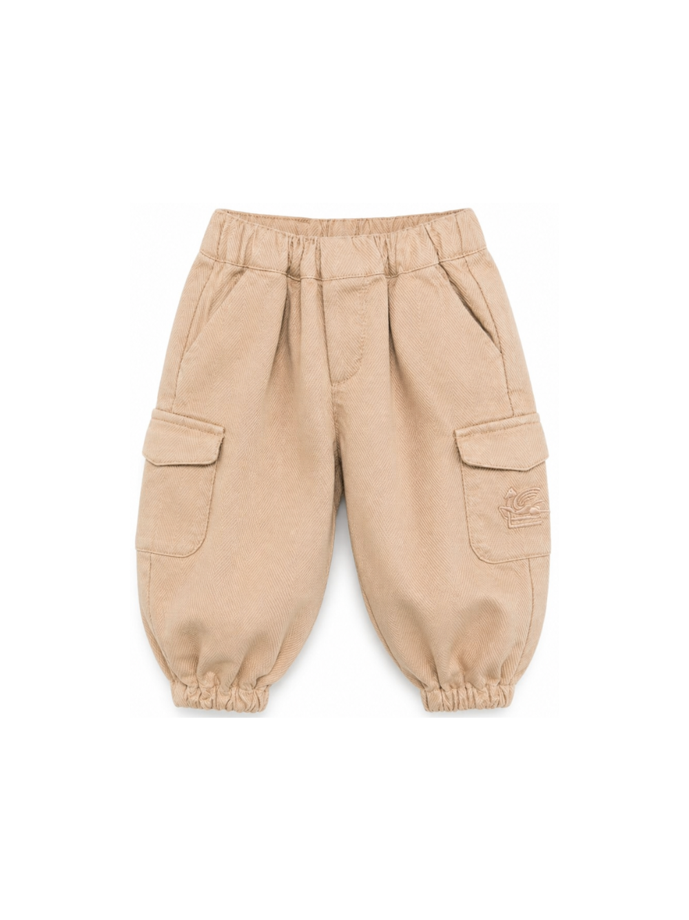 Pantaloni per neonato Etro Kids beige con due tasche cargo laterali GZ6300 G0219 119 ETRO KIDS 