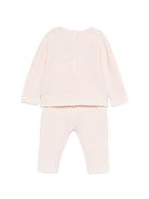 Set due pezzi per neonata Tartine & Chocolat rosa con orlo a smerlo CC36000 30 TArtine & Chocolat KIDS 