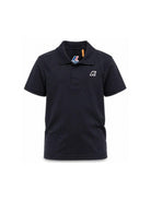 T-shirt per bambino K-WAY Kids blu con colletto stile polo K7134LW K89 K-WAY KIDS 