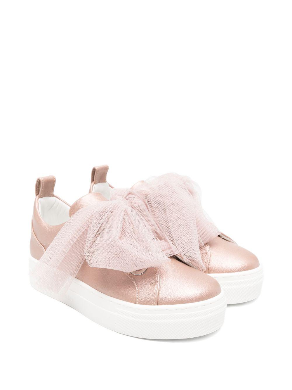 Sneakers per bambina Colorichiari rosa con dettaglio fiocco FJ958484 4114 82 COLORICHIARI KIDS 
