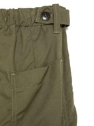 Pantaloni dritti per bambino Paolo Pecora Kids verde con coulisse PP4002 OLIVA PAOLO PECORA KIDS 