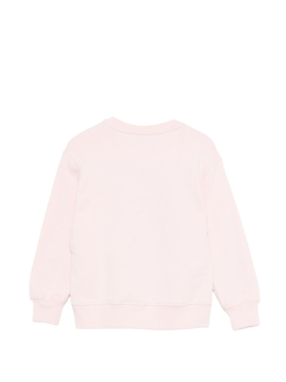 Felpa per bambina MSGM Kids rosa con stampa logo S6MSJUSW007 MS076 MSGM KIDS 