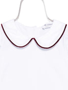 Blusa per neonati Jesurum Baby bianca con colletto con dettaglio rosso CITRINO VAR.4104 JESURUM 