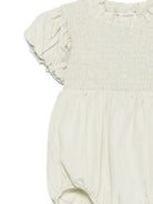 Tutina Eledor per neonata Donsje verde con dettagli arricciati 3045600 00015 DONSJE KIDS 