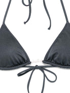Bikini per donna MC2 Saint barth grigio con targhetta logo VIR0012 08626L MC2 ST. BARTH 