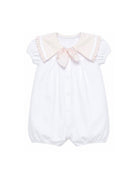 Tutina per neonata La Stupenderia bianca con colletto alla marinara 2TBTT56 MC U40 LA STUPENDERIA KIDS 