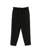 Pantaloni per bambino Roberto Cavalli Kids neri con vita elasticizzata CBP26122PA BLACK ROBERTO CAVALLI KIDS 
