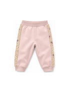 Pantaloni per neonata Monnalisa Kids rosa con stampa leopardata 39H403 8006 094F MONNALISA KIDS 
