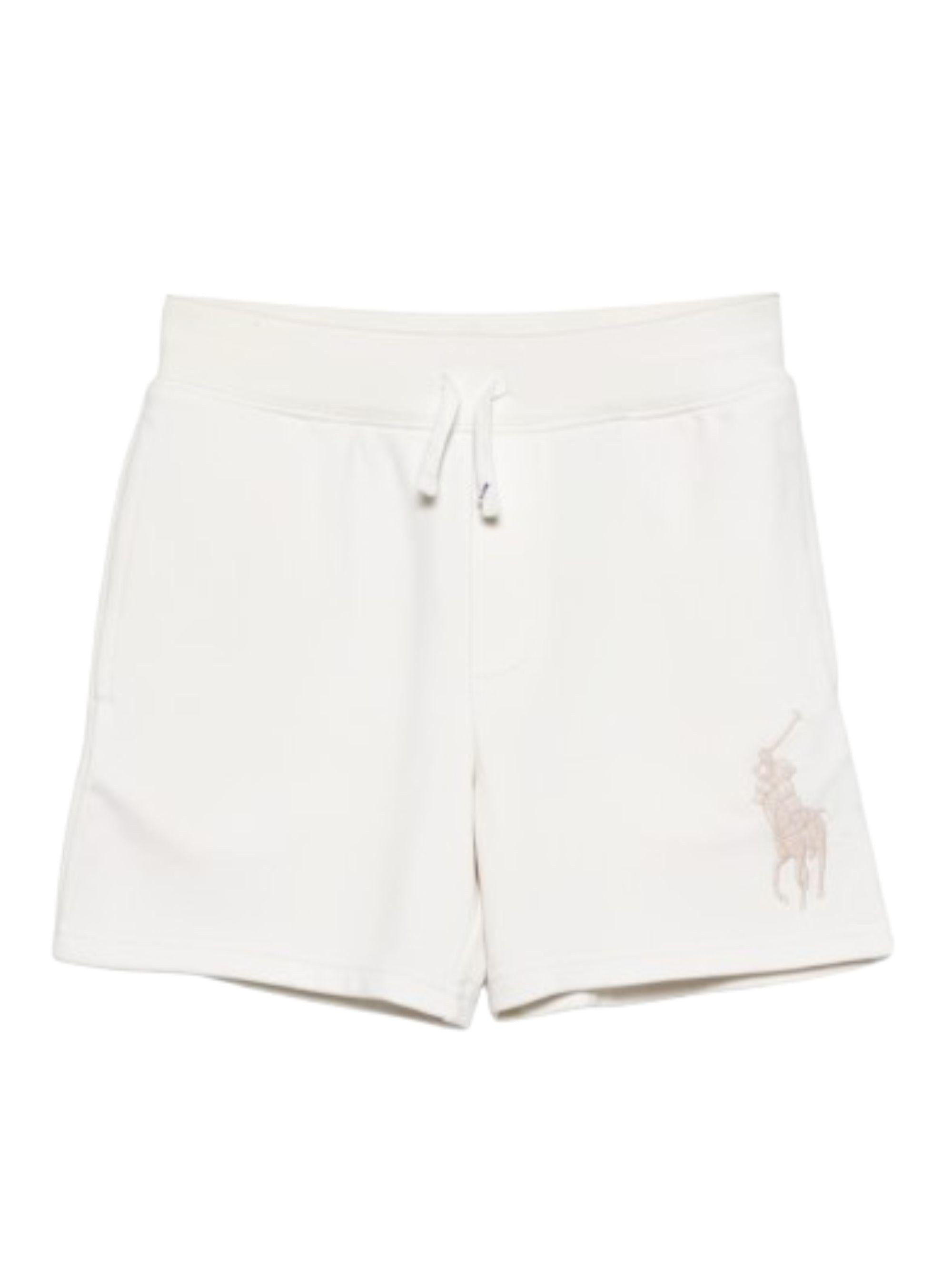 Shorts per bambino Polo Ralph Lauren Kids bianchi con vita elasticizzata 322A12258 004 Ralph Lauren kids 