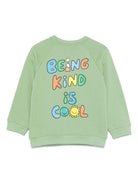 Felpa per bambino Stella McCartney Kids verde con stampa grafica TX4Q00 Z3059 746 STELLA McCARTNEY KIDS 