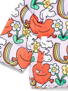 Piumino per neonata Stella McCartney Kids lilla con stampa grafica TX2017 Z3218 522MC STELLA McCARTNEY KIDS 