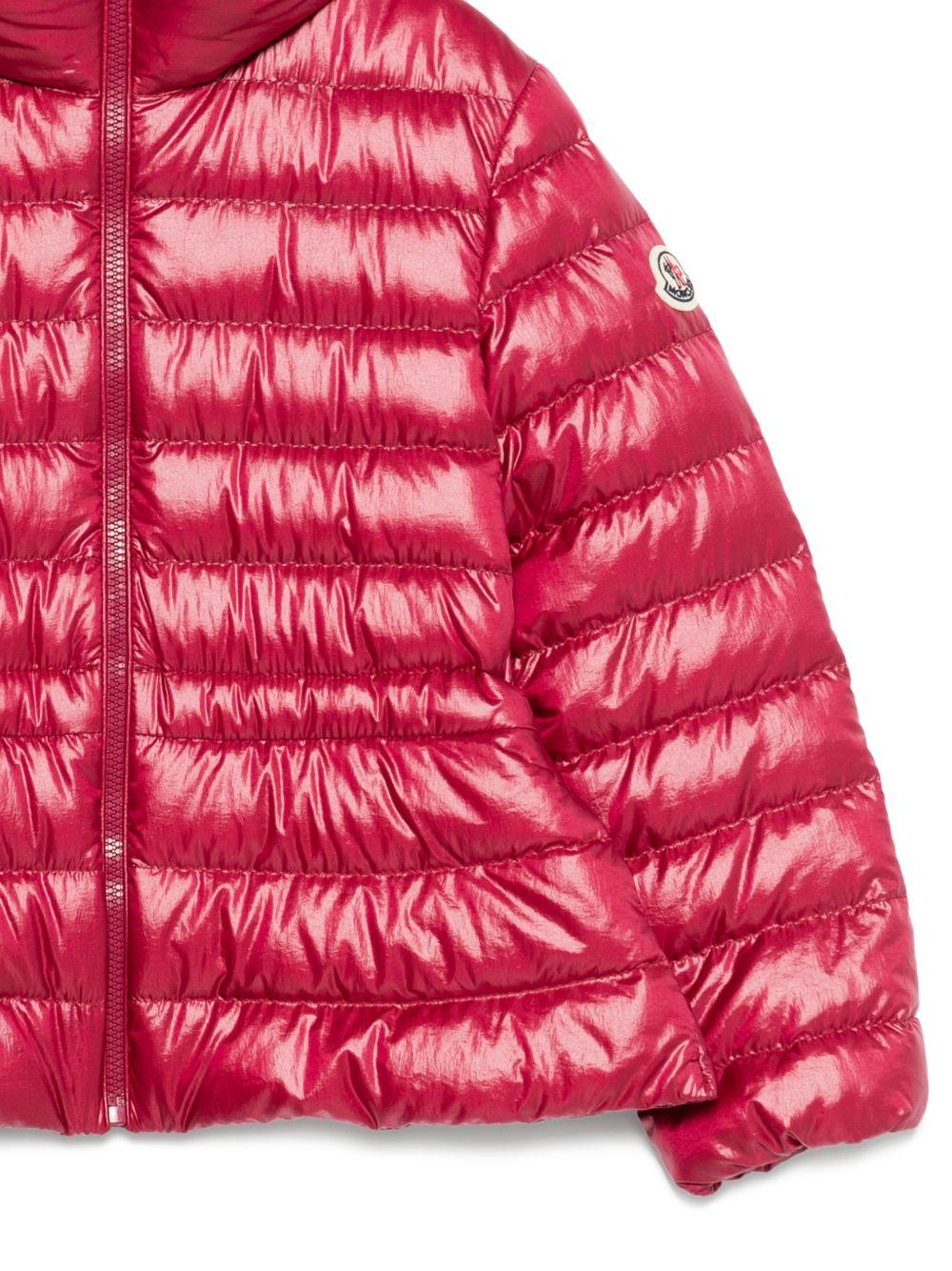 Giubbino per bambina Moncler Enfant rosso senza con design trapuntato L19541A00015597QN 470 MONCLER KIDS 