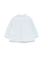 Camicia a righe per neonato Bonpoint bianco con colletto classico S05YSHW00001 247D BONPOINT 