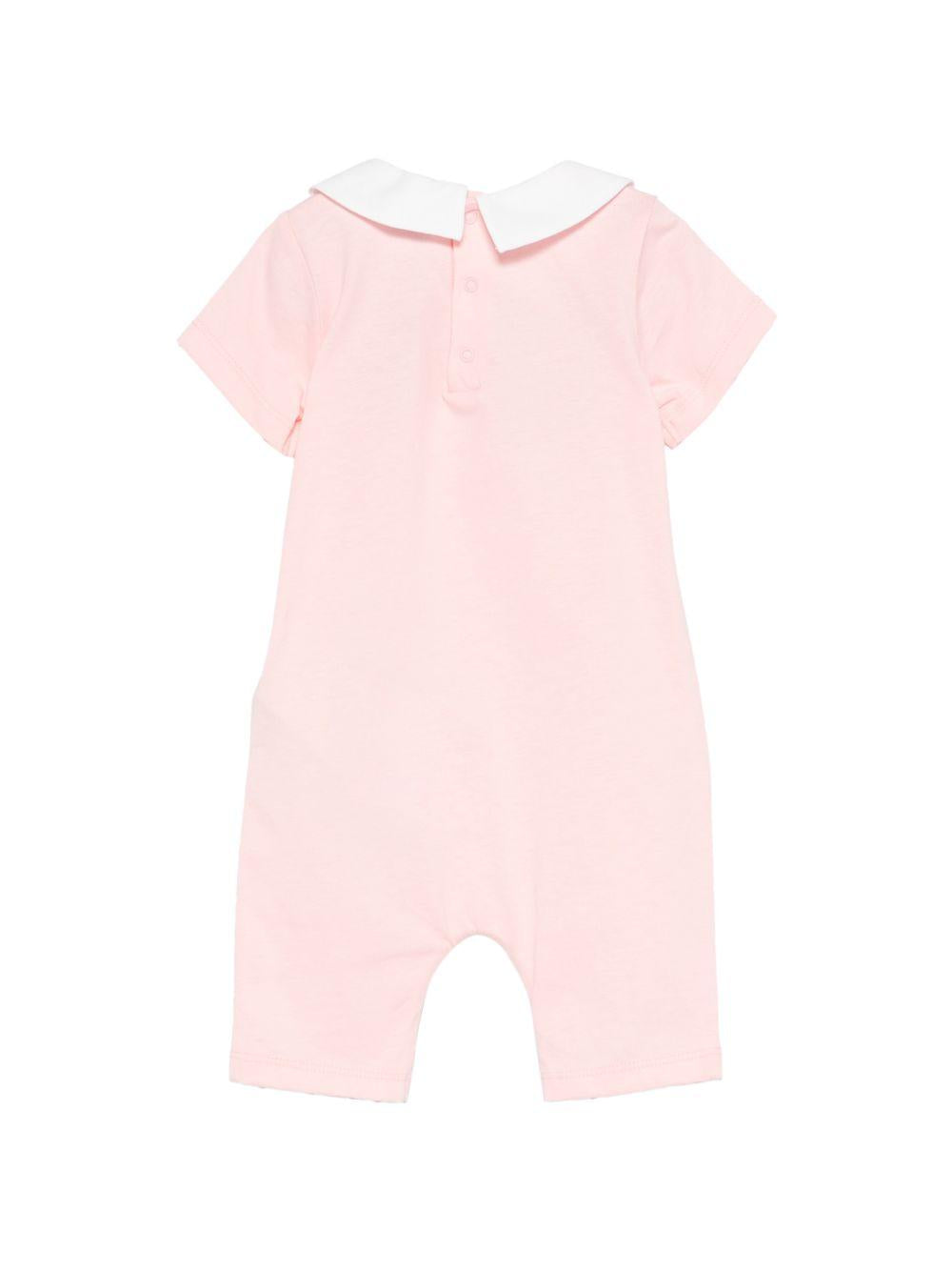 Tutina per neonata Moschino Kids rosa con stampa Teddy Bear MUT04OLAA01 50209 MOSCHINO KIDS 