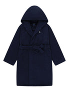Accappatoio per bambini Polo Ralph Lauren Kids blu con motivo Polo Pony 9P0188 BK9 Ralph Lauren kids 