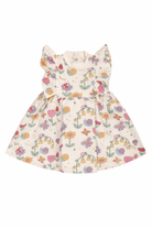 Abito per neonata Stella McCartney Kids bianco con stampa grafica all-over TY1011 Z3574 101MC STELLA McCARTNEY KIDS 