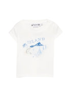T-shirt Tom per neonato Bonpoint bianco con stampa grafica sul davanti S06YTSK00006 102 BONPOINT KIDS 