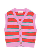 Top per bambina Bobo Chose multicolore con design a righe B126AC116 511 BOBO CHOSES KIDS 